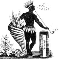 Tabakverpackung, Etikett der Firma Schmidt & Leibbrandt in Nrnberg, um 1829, aus Elias Erasmus (Paul Otto/Hans H. Bockwitz): Alte Tabakzeichen. Berlin 1924, Taf. 22, Nr. 1)